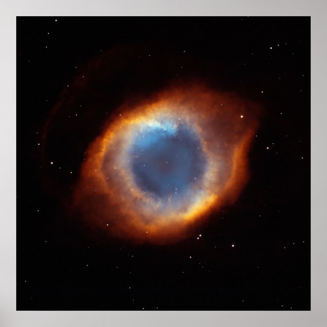 Helix Nebula "Eye of God" Hubble Telescope Poster (Front)