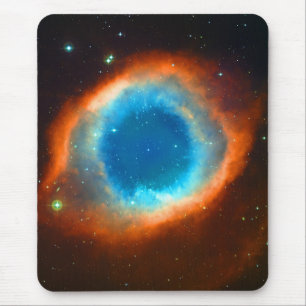 Helix Nebula, Galaxies and Stars Mouse Mat