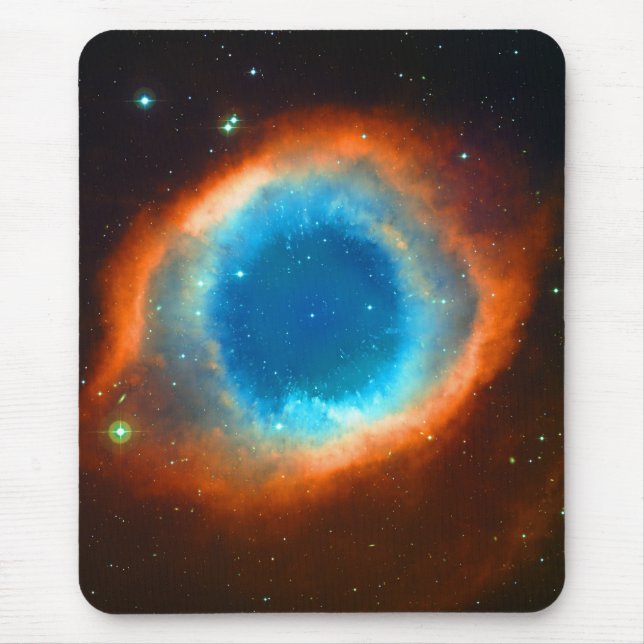 Helix Nebula, Galaxies and Stars Mouse Mat (Front)