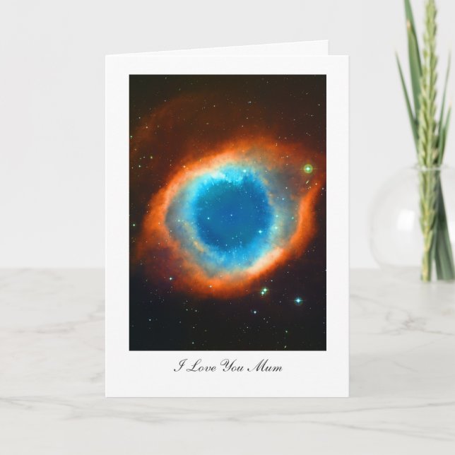 Helix Nebula - I Love You Mum Card (Front)