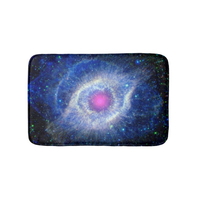 Helix Nebula Ultraviolet Eye of God Space Photo Bath Mat (Front)