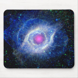 Helix Nebula Ultraviolet Eye of God Space Photo Mouse Mat