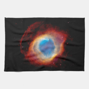 Helix Planetary Nebula NGC 7293 - Eye of God Tea Towel