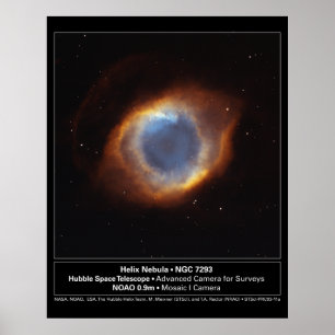 HelixNebula-NGC7293-2003-11a Poster