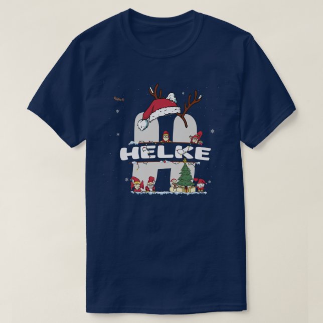 Helke Christmasw Helke Name for funny Xmas  T-Shirt (Design Front)