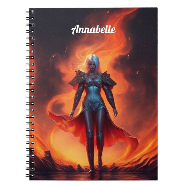 HELL AND BACK Spiral Notebook customisable (Front)