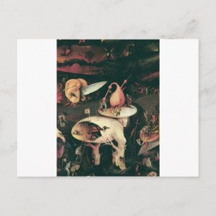 hell by hieronymus bosch postcard