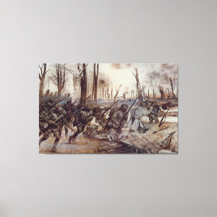 Hell Fighters From Harlem by H. Charles McBarron Canvas Print