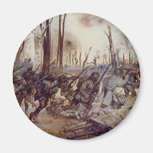 Hell Fighters from Harlem by H Charles McBarron Jr Magnet (Front)