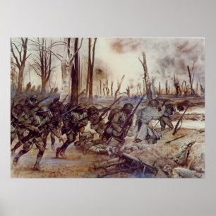 Hell Fighters from Harlem by H Charles McBarron Jr Poster