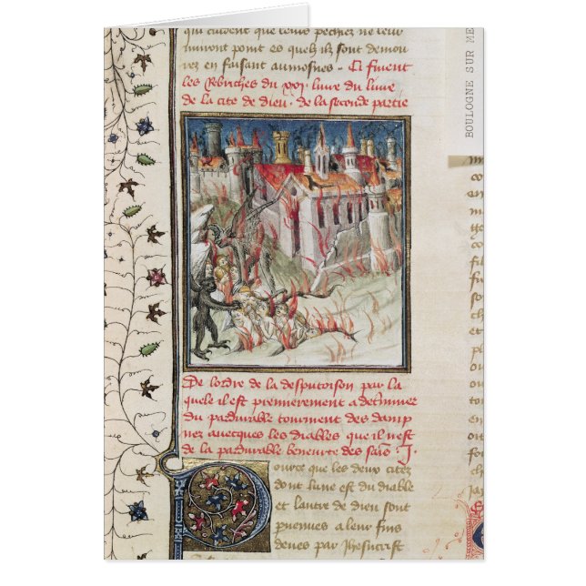 Hell, from 'De Civitate Dei' by St. Augustine (Front)
