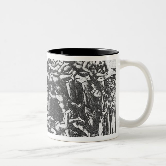 Hell, from 'The Divine Comedy' Two-Tone Coffee Mug (Right)