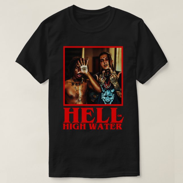 HELL HIGH WATER Active T-Shirt (Design Front)