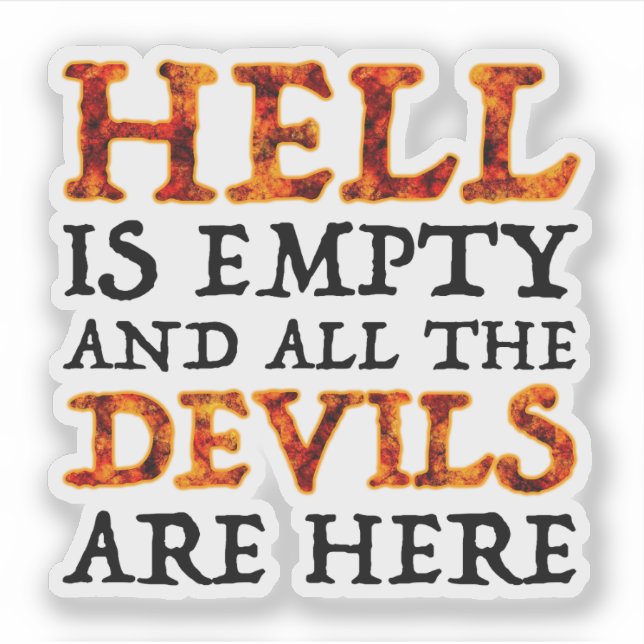 Hell Is Empty And All The Devils Are Here (Front)