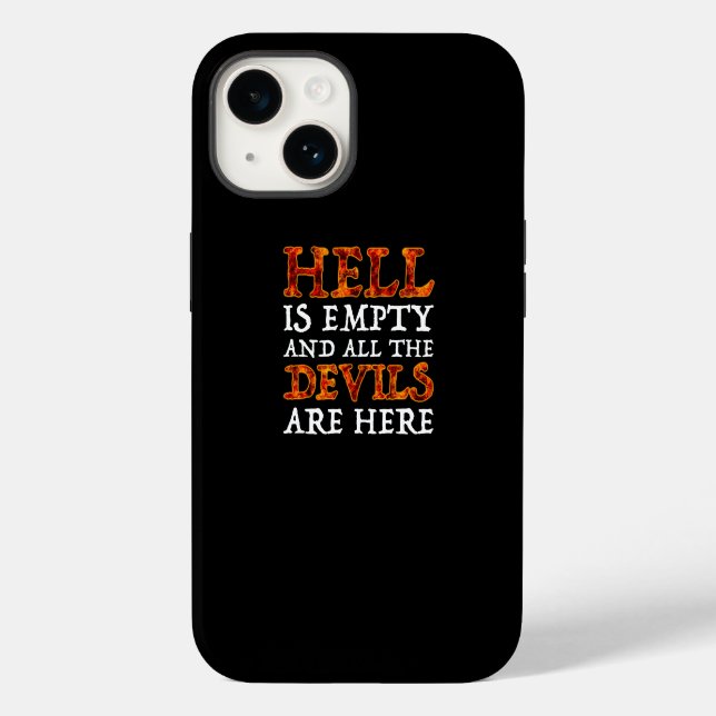 Hell Is Empty And All The Devils Are Here Case-Mate iPhone Case (Back)
