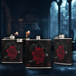 Hell is Empty of Devils Hip Flask