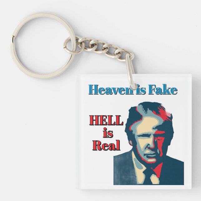 Hell Is Real Keychain (Front)