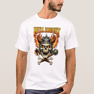 Hell Knight Flaming Skull T-Shirt