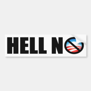 Hell No! Bumper Sticker
