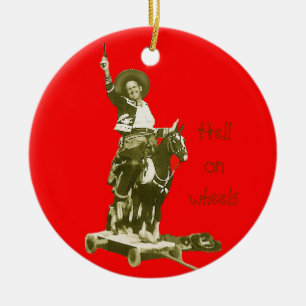 HELL ON WHEELS ORNAMENT