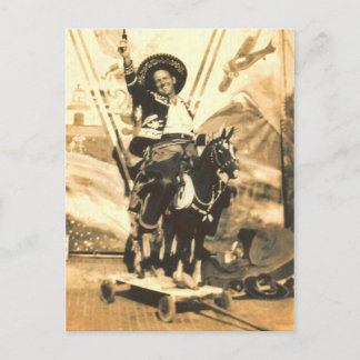 HELL ON WHEELS POSTCARD