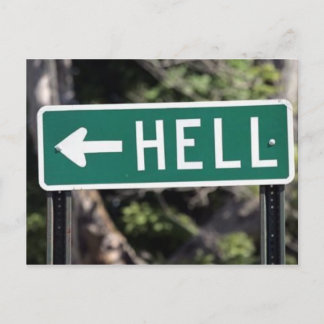 hell postcard