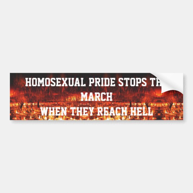 HELL PRIDE BUMPER STICKER (Front)