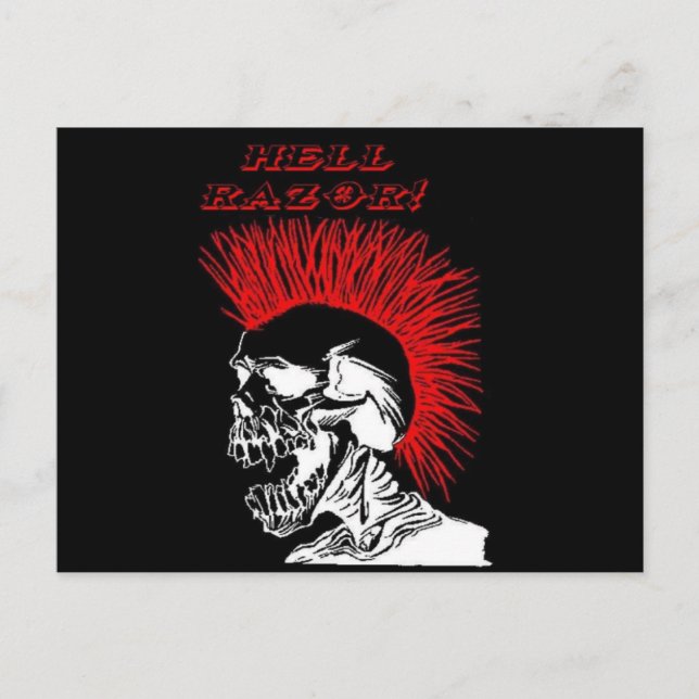 HELL RAZOR! - Postcard (Front)