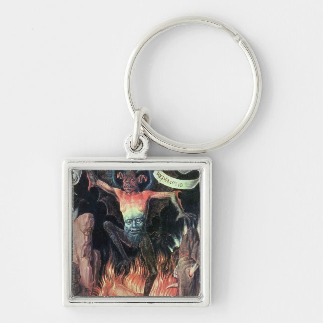 Hell, right hand panel from Triptych of Earthly Key Ring (Front)