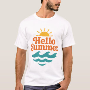 Hell Summer Retro T-Shirt – Vintage Beach Vibes Te