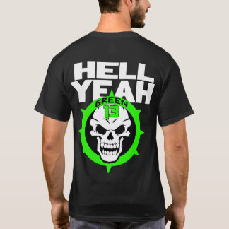 Hell Yeah Logo 2 Sided (Black) T-Shirt