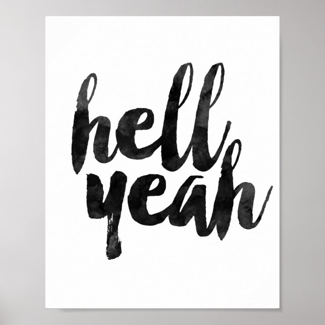 Hell Yeah Poster (Front)