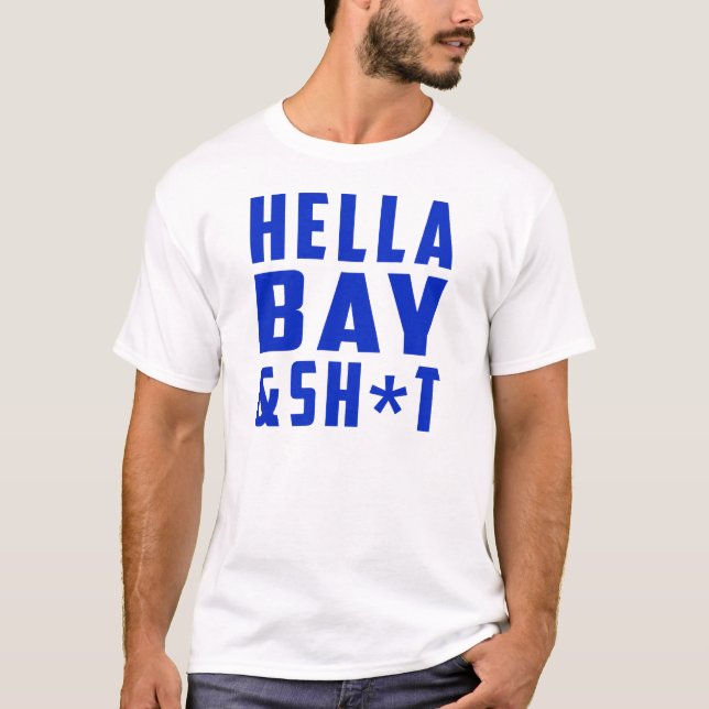 Hella Bay (Blue) T-Shirt (Front)
