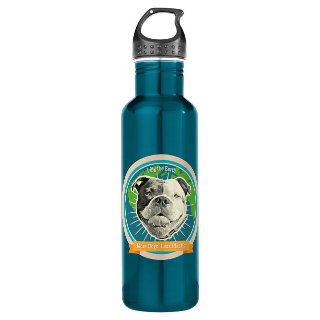 Hella Less-Plastic Stainless Steel Water Bottle (Front)