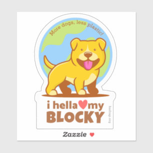 Hella Less-Plastics Sticker for Water Bottles