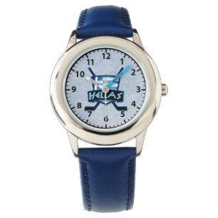 Hellas Greek Ice Hockey Logo Wrist Watch