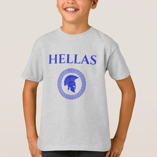 Hellas Spartan  T-Shirt (Front)