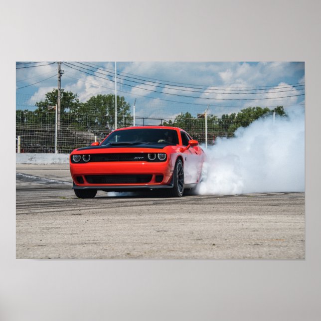 Hellcat Burnout Poster (Front)