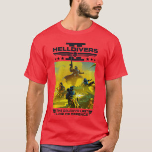 Helldivers 2he Galays Last Line of Offence Video G T-Shirt