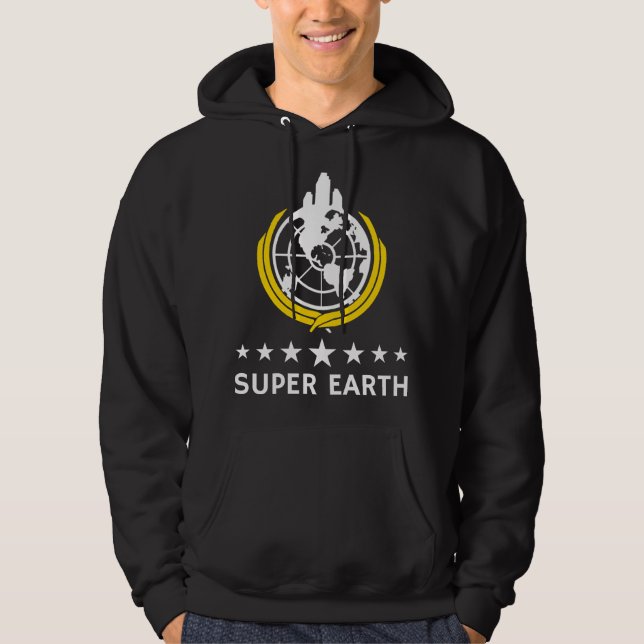 Helldivers: Earth Mission Survival Video games  Hoodie (Front)