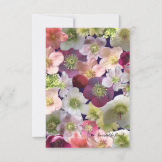 Hellebore Collage  Card