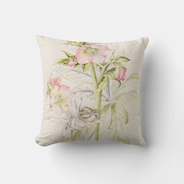 Hellebores Cushion (Front)