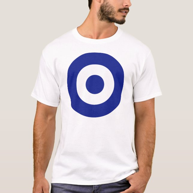 Hellenic Air Force Roundel, Greece T-Shirt (Front)