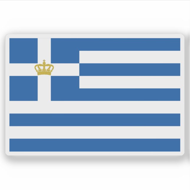 Hellenic Naval Ensign, Kingdom of Greece (1935–74) (Front)