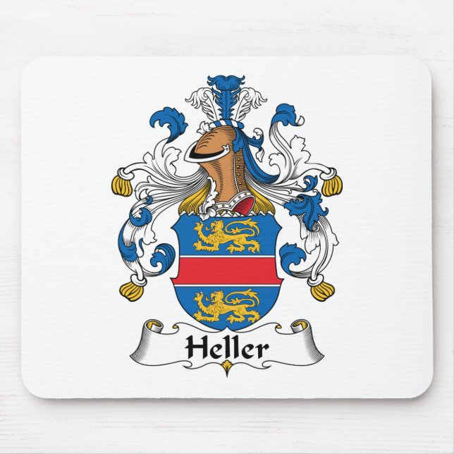 Heller Family Crest Mouse Mat (Front)
