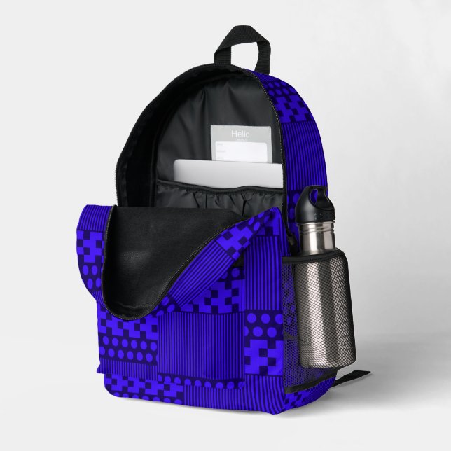 HELLEVI PRINTED BACKPACK (Back Corner Right (Open))