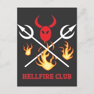 Hellfire Club Sign Postcard
