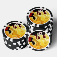 Hellfire The Devil's Eye Poker Chip