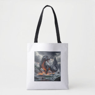 Hellfire Unidragon Tote Bag