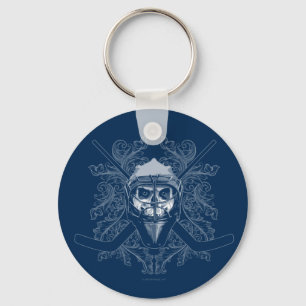 Hellish Hockey Goalie Key Ring